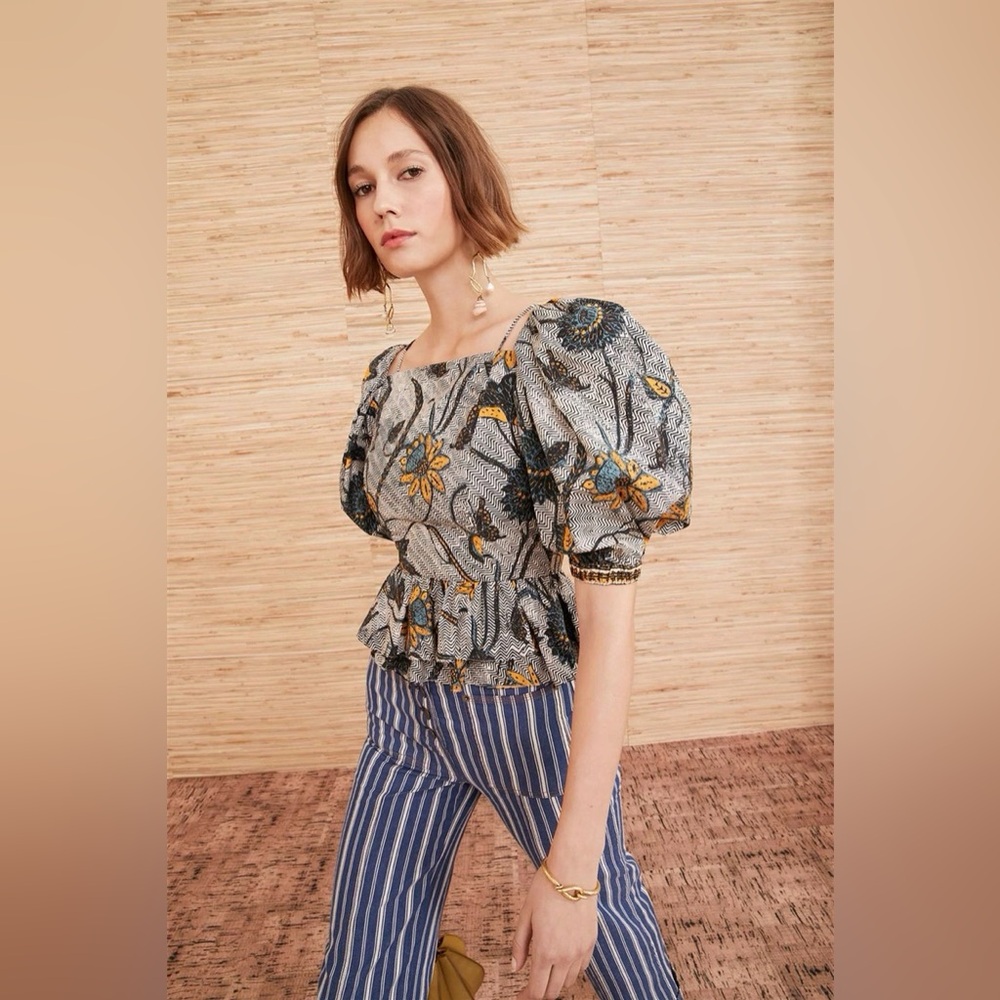 Ulla Johnson Carlotta Blouse Portofino Size 2
